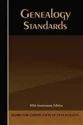 Book cover of Genealogy Standards by Board for Certification of Genealogists