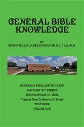 Book cover of General Bible Knowledge by Willie Duncan