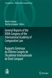 Book cover of General Reports of the XIXth Congress of the International Academy of Comparative Law Rapports Généraux du XIXème Congrès de l'Académie Internationale de Droit Comparé by Unknown