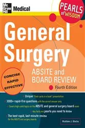 Book cover of General Surgery ABSITE and Board Review: Pearls of Wisdom, Fourth Edition (4th ed.) by Matthew J. Blecha