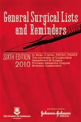Book cover of General Surgical Lists and Reminders by Unknown