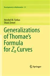 Book cover of Generalizations of Thomae's Formula for Zn Curves by Hershel M. Farkas
