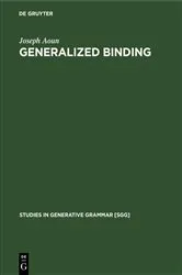 Book cover of Generalized binding by Joseph Aoun