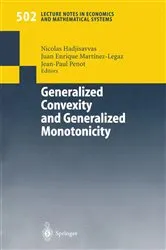 Book cover of Generalized Convexity and Generalized Monotonicity by Nicolas Hadjisavvas