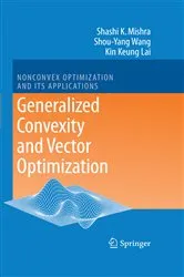 Book cover of Generalized Convexity and Vector Optimization by Shashi K. Mishra