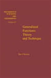 Book cover of Generalized Functions: Theory and Technique by Kanwal