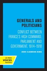 Book cover of Generals and Politicians by Jere Clemens King
