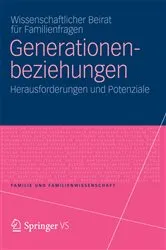 Book cover of Generationenbeziehungen by Wiss. Beirat für Familienfragen