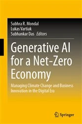 Book cover of Generative AI for a Net-Zero Economy by Subhra R. Mondal