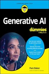 Book cover of Generative AI For Dummies by Pam Baker