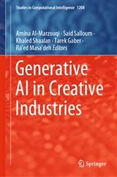 Book cover of Generative AI in Creative Industries by Amina Al-Marzouqi