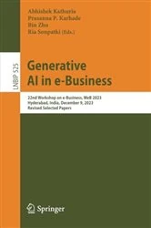 Book cover of Generative AI in e-Business by Abhishek Kathuria