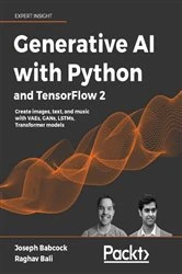 Book cover of Generative AI with Python and TensorFlow 2 by Joseph Babcock