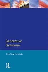 Book cover of Generative Grammar by Geoffrey Horrocks