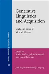 Book cover of Generative Linguistics and Acquisition by Misha Becker