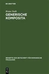 Book cover of Generische Komposita by Bruno Staib