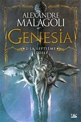 Book cover of Genesia - Les Chroniques Pourpres, T2 : La Septième Étoile by Alexandre Malagoli