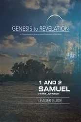 Book cover of Genesis to Revelation: 1 and 2 Samuel Leader Guide by Unknown