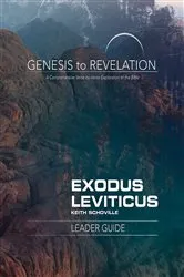 Book cover of Genesis to Revelation: Exodus, Leviticus Leader Guide by Keith Schoville