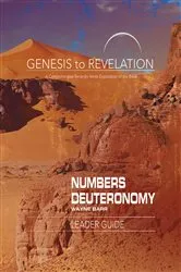 Book cover of Genesis to Revelation: Numbers, Deuteronomy Leader Guide by Wayne Barr