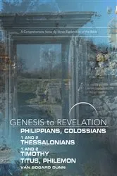 Book cover of Genesis to Revelation: Philippians, Colossians, 1-2 Thessalonians Participant Book by Unknown