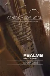 Book cover of Genesis to Revelation: Psalms Leader Guide by John C. Holbert