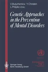 Book cover of Genetic Approaches in the Prevention of Mental Disorders by Victor Bulyzhenkov