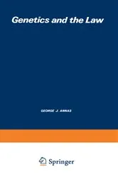 Book cover of Genetics and the Law by Aubrey Milunsky