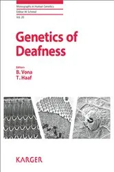 Book cover of Genetics of Deafness by B. Vona
