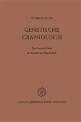 Book cover of Genetische Graphologie by W. Hager