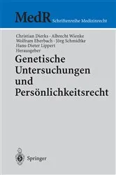 Book cover of Genetische Untersuchungen und Persönlichkeitsrecht by Unknown
