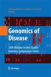 Book cover of Genomics of Disease by J.P. Gustafson