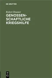 Book cover of Genossenschaftliche Kriegshilfe by Unknown