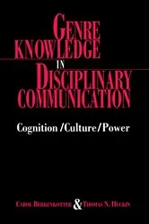 Book cover of Genre Knowledge in Disciplinary Communication by Carol Berkenkotter