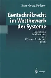 Book cover of Gentechnikrecht im Wettbewerb der Systeme by Hans-Georg Dederer