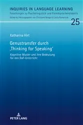 Book cover of Genustransfer durch «Thinking for Speaking» by Jutta Rymarczyk