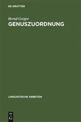 Book cover of Genuszuordnung by Bernd Gregor