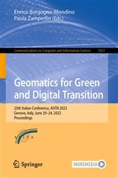 Book cover of Geomatics for Green and Digital Transition by Enrico Borgogno-Mondino
