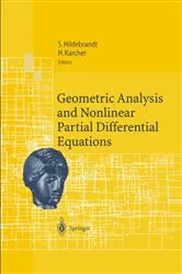 Book cover of Geometric Analysis and Nonlinear Partial Differential Equations by Stefan Hildebrandt