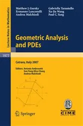 Book cover of Geometric Analysis and PDEs by Unknown