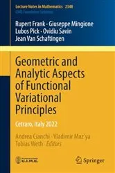 Book cover of Geometric and Analytic Aspects of Functional Variational Principles by Andrea Cianchi