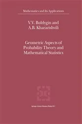 Book cover of Geometric Aspects of Probability Theory and Mathematical Statistics by V.V. Buldygin