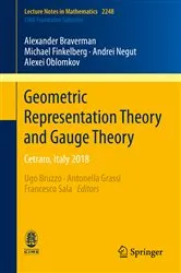 Book cover of Geometric Representation Theory and Gauge Theory by Unknown