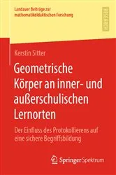Book cover of Geometrische Körper an inner- und außerschulischen Lernorten by Kerstin Sitter