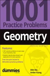 Book cover of Geometry: 1001 Practice Problems For Dummies (+ Free Online Practice) by Allen Ma