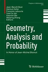 Book cover of Geometry, Analysis and Probability by Jean-Benoît Bost