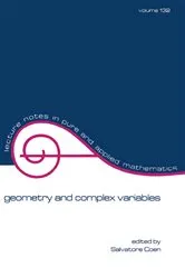 Book cover of Geometry and Complex Variables by Unknown