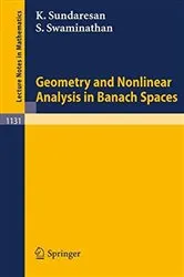 Book cover of Geometry and Nonlinear Analysis in Banach Spaces by Kondagunta Sundaresan