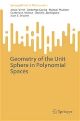 Book cover of Geometry of the Unit Sphere in Polynomial Spaces by Jesús Ferrer