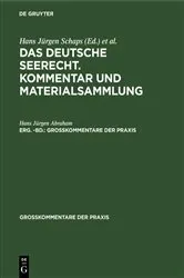 Book cover of Georg Abraham: Das deutsche Seerecht. Kommentar und Materialsammlung. Erg. -Bd. (3rd ed.) by Unknown